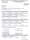 Đề thi tốt nghiệp THPT môn Vật Lí hệ Giáo dục thường xuyên 2012 - Mã đề 278