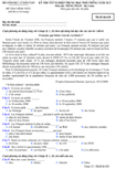 Đề thi tốt nghiệp THPT tiếng Pháp năm 2012 hệ 3 năm - Mã đề thi 638