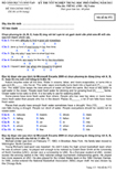 Đề thi tốt nghiệp THPT tiếng Anh năm 2012 hệ 3 năm - Mã đề thi 572