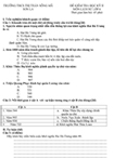 Đề kiểm tra học kì II lớp 6 môn Lịch sử trường THCS Thị Trấn Sông Mã - Sơn La (đề 2)