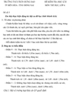 Đề kiểm tra học kì II lớp 6 môn Thể dục trường THCS Trần Hưng Đạo - Đồng Nai ( Đề 5)
