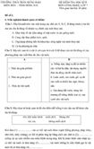 Đề kiểm tra học kì II lớp 7 môn Công nghệ - Trường THCS Trần Hưng Đạo, Đồng Nai (Đề 2)