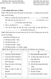 Đề kiểm tra học kì II lớp 8 môn Công nghệ - THCS Quảng Phương, Quảng Bình (Đề 1)