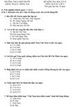 Đề kiểm tra học kì II lớp 9 môn Lịch sử - Trường THCS Hiệp Phước, Đồng Nai (Đề 3)