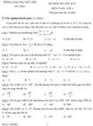 Đề kiểm tra học kì II lớp 9 môn Toán - Phòng Giáo dục Đức Thọ, Hà Tĩnh