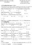 Đề kiểm tra học kì II lớp 9 môn Toán - Phòng Giáo dục Cát Tiên, Lâm Đồng (Đề 12)