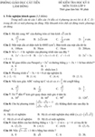 Đề kiểm tra học kì II lớp 9 môn Toán - Phòng Giáo dục Cát Tiên, Lâm Đồng (Đề 13)