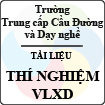 Tài liệu thí nghiệm vật liệu xây dựng