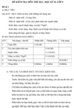 Đề kiểm tra học kì II lớp 9 môn Thể dục - Đề 1