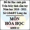Đề thi học sinh giỏi giải toán trên máy tính cầm tay năm học 2010 - 2011 môn Hóa khối 12