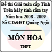Đề thi giải toán trên Máy tính cầm tay cấp tỉnh Quảng Ngãi môn Hóa THPT (2008 - 2009)