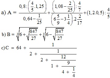 Đề thi giải to&aacute;n tr&ecirc;n MTCT cấp THPT tỉnh Quảng Ng&atilde;i năm 2013 - 2014
