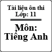 Bài tập Tiếng Anh có gợi ý chi tiết