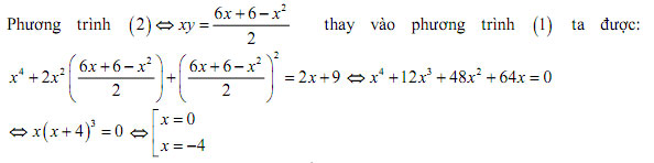 Phương pháp giải hệ phương trình thường gặp trong đề thi đại học
