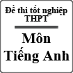 Đề thi tốt nghiệp THPT năm 2013 môn Tiếng Anh (Hệ chuẩn và nâng cao)
