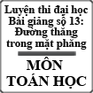 [22 bài giảng luyện thi đại học] Bài giảng số 13: Đường thẳng trong mặt phẳng