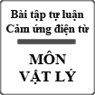 Bài tập tự luận chương cảm ứng điện từ
