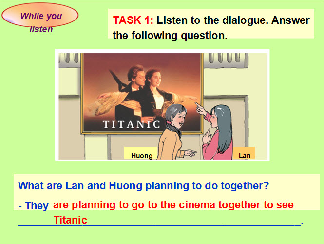 Giáo án điện tử Tiếng Anh lớp 10 unit 13 Film And Cinema