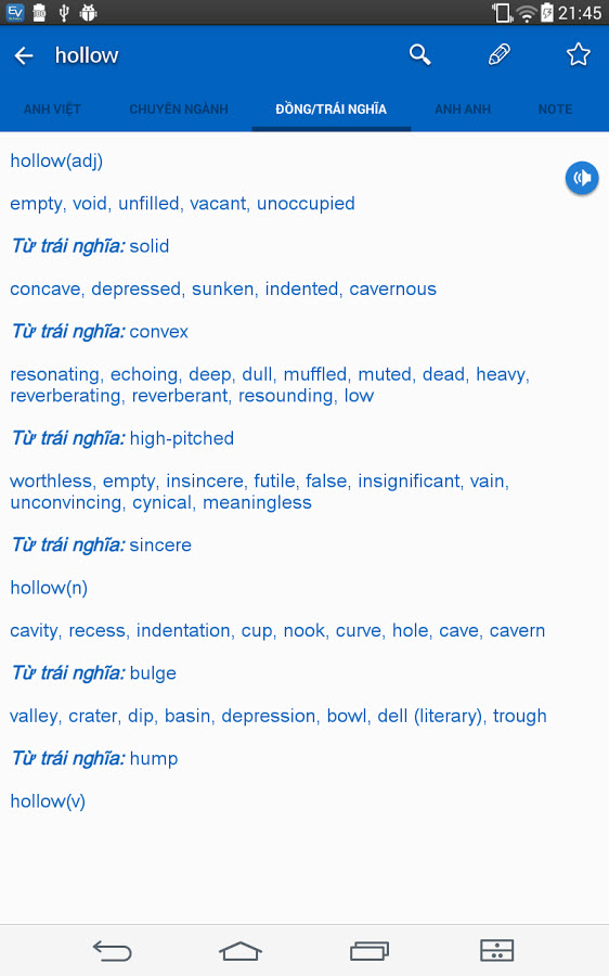 Từ điển Anh Việt TFLAT