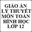 Giáo án môn Toán lớp 12
