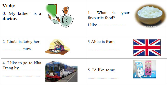 Đề giao lưu Học sinh giỏi Tiếng Anh Tiểu học huyện Quảng Xương năm 2014