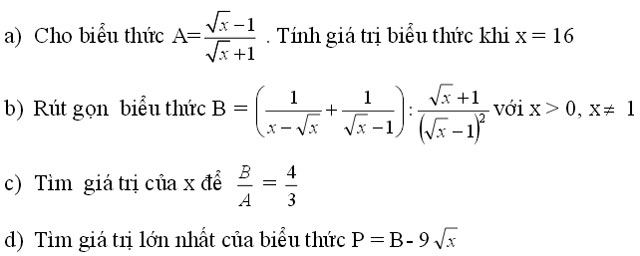 Đề thi thử vào lớp 10 môn Toán thành phố Hà Nội năm học 2015-2016 Đề thi thử vào lớp 10 môn Toán thành phố Hà Nội năm học 2015-2016