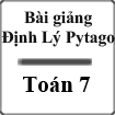 Bài giảng định lý Pytago