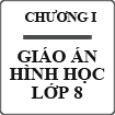 Giáo án môn Toán Hình học lớp 8