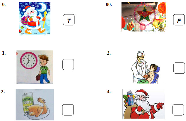 Đề kiểm tra giữa học kì 2 môn Tiếng Anh lớp 4 trường Tiểu học Yên Nguyên