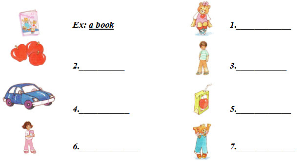 Đề thi học kì 2 môn Tiếng Anh lớp 1