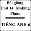 Bài giảng Tiếng Anh 6 unit 14