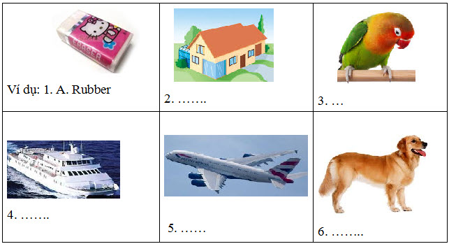 Đề thi học kì 2 môn Tiếng Anh lớp 3 năm 2015 trường Tiểu học B Yên Đồng, Nam Định