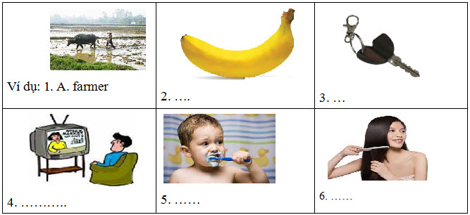 Đề thi học kì 2 môn Tiếng Anh lớp 5 trường Tiểu học B Yên Đồng, Nam Định năm 2015