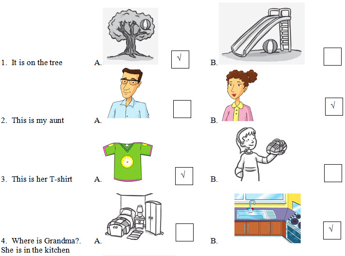 Đề kiểm tra học kì 2 môn Tiếng Anh lớp 3 năm 2015