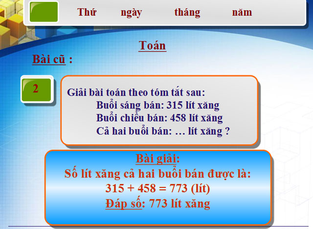 Bài giảng Trừ các số có ba chữ số Bài giảng điện tử Toán 3