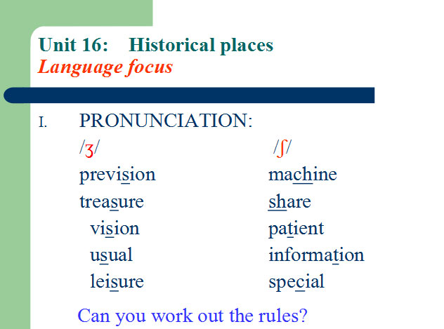 Bài giảng Tiếng anh 10 unit 16 Bài giảng điện tử Tiếng anh 10