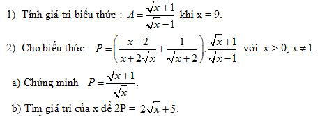 Đề thi vào lớp 10 môn toán có đáp án