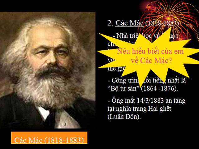 Bài giảng Ba cống hiến vĩ đại của Các Mác 