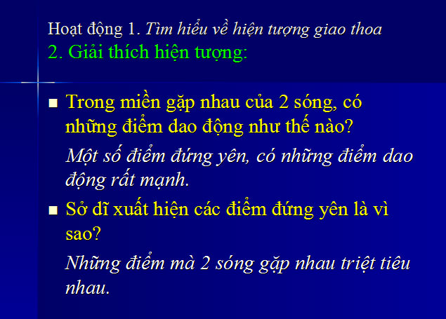 Bài giảng điện tử Vật lý 12