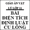 Giáo án Định luật Cu lông