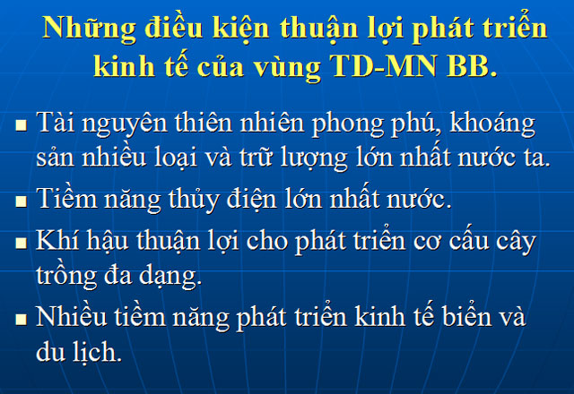 Bài giảng Vùng trung du và miền núi Bắc Bộ Bài giảng Địa lý 9