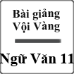 Bài giảng Vội vàng Ngữ văn 11