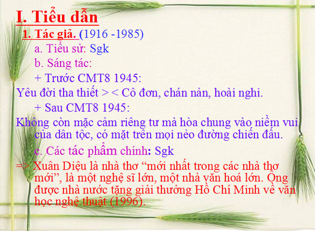 Bài giảng Ngữ văn 11