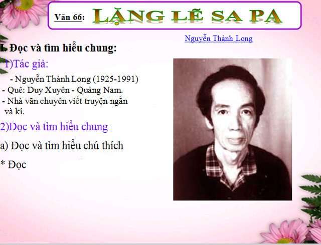  Lặng lẽ Sa Pa Ngữ văn 9 