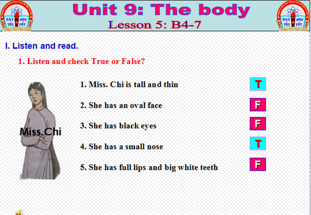 Tiếng Anh 6 unit 9 