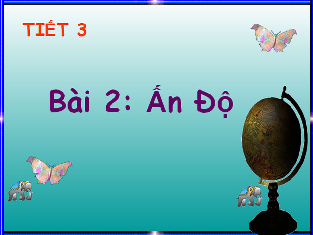Bài giảng Ấn Độ