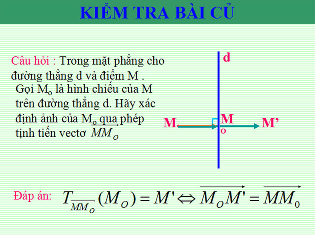 Ph&eacute;p đối xứng trục H&igrave;nh học 11
