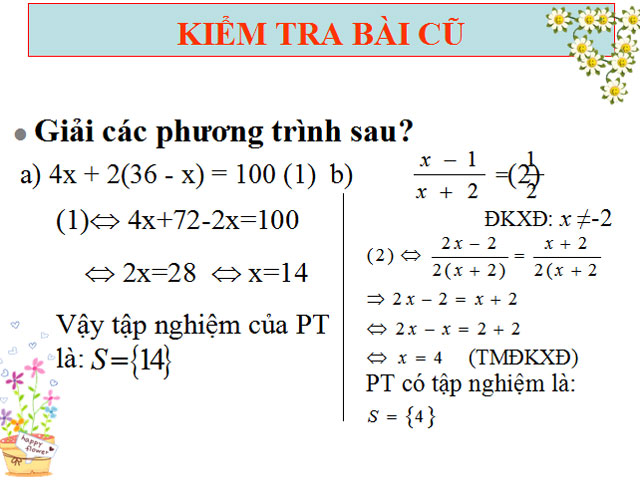 Giải to&aacute;n bằng c&aacute;ch lập phương tr&igrave;nh 