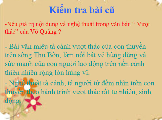 B&agrave;i giảng Ngữ văn 6
