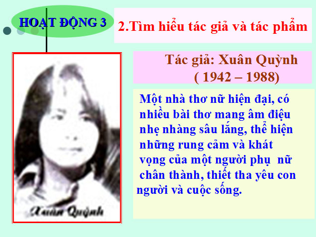  Tiếng gà trưa Xuân Quỳnh